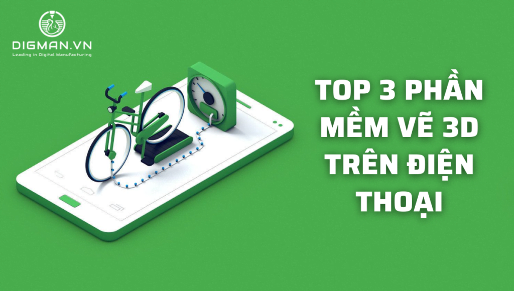 phần mềm vẽ 3D trên điện thoại