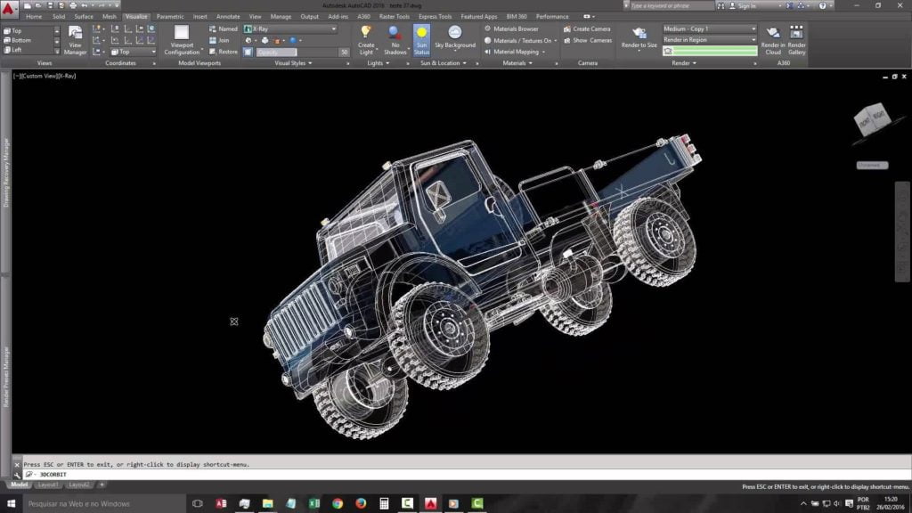 Phần mềm vẽ 3D AutoCAD