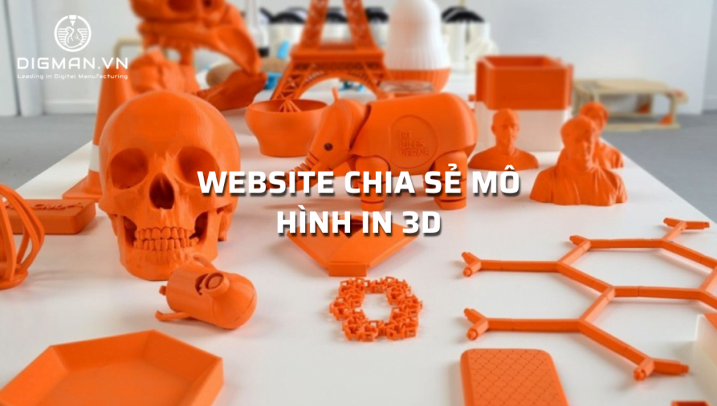 website chia sẻ mô hình in 3d