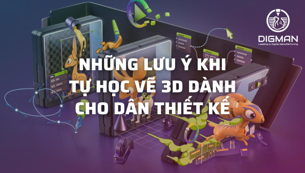 Những lưu ý khi tự học vẽ 3D cho dân thiết kết