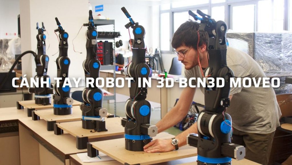 cánh tay robot in 3d